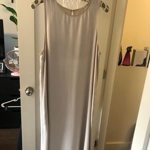 Wilfred cream sleeveless maxi dress